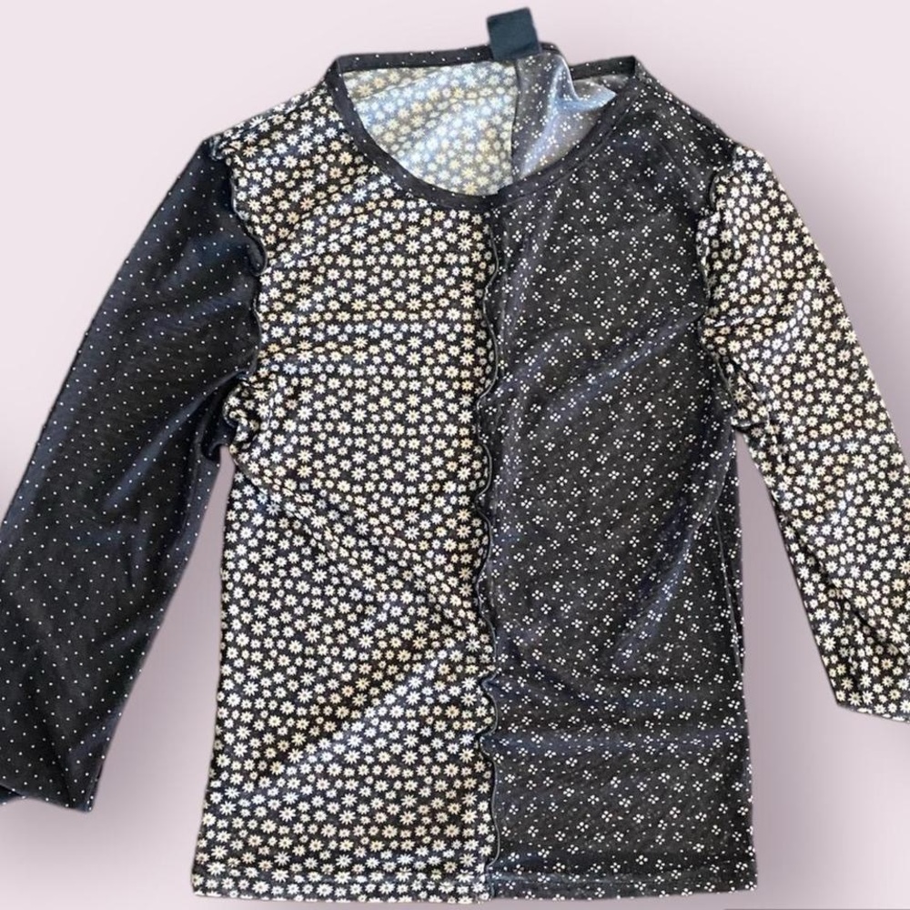 urban outfitters mesh long sleeve tee